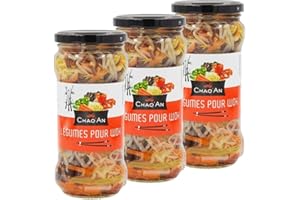 Lot 3x Légumes pour wok - Chao'an - bocal 330g