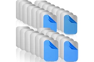 SWIHORAB 30 placas de metal autoadhesivas, discos magnéticos universales para teléfonos, placa de repuesto magnético para soportes de coche, placas ultrafinas Tonie