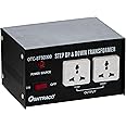 Oshtraco 300W Fuse Protected Universal Plug Step Up and Step Down Voltage Transformer