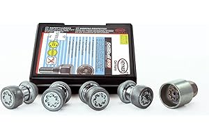 Fits Land Rover Freelander Models 2006 To 2014 Heyner Germany Stil Block PRO Locking Wheel Nuts 892/5 M14x1.5x37.5