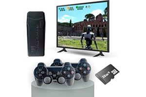 BYCO Retro Console HDMI 4K, Console di Giochi Retrò con 8000 Giochi,Console per Videogiochi con 2*2.4G Gamepad Controller Bluetooth Wireless, 64GB RAM con USB Wireless Game Stick Plug and Play (32 GB)