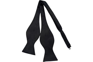 Qiuyan Adjustable Self Tie Bowtie, Men Formal Neck Bowtie Bow Tie for Parties