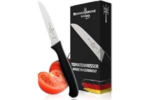 Schwertkrone Solingen Couteau à tomates Couteau universel - lame dentelée - inoxydable et lavable au lave-vaisselle