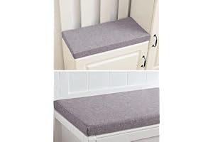 Xpnit Cojín de banco de jardín para interiores y exteriores, 2 3 plazas, 3/5 cm, cojín de banco de 100/120/150/180 cm, cojín de asiento de asiento giratorio de patio