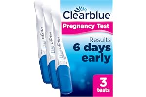 Clearblue Pregnancy Tests, Early Detection Pregnancy Test, Results 6 Days Early, 99% Accurate Results, 3 Visual Tests