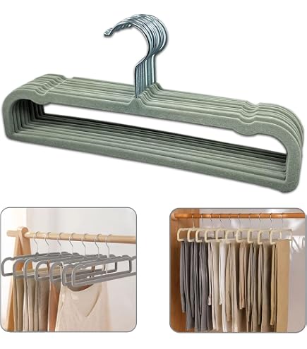 Appendini con Pinza, Perfetti come Mollette per Stivali o Grucce Appendiabiti per Pantaloni e Vestiti, Set 4 Ganci Acciaio - 4x11cm - Domopak Living