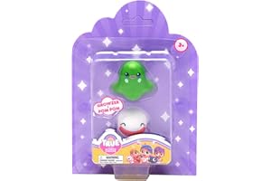 True and The Rainbow Kingdom True Mini Wishes Growzer & Pom Pom Collectable Figure Double Pack - Cute Wishes who live in the Wishing Tree - Ages 3+, Yellow