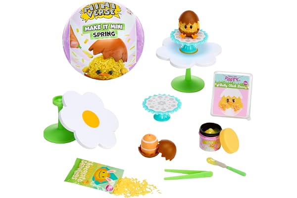 MGA's Miniverse Make It Mini Spring Series - Mini Objets en Résine À Créer et Exposer, avec des Répliques d’Ingrédients, Non Comestibles - pour Collectionneurs et Enfants Dès 8 Ans