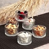 Porsima Rayan Sultan 6 Piece Glass Snack Presentation Bowl