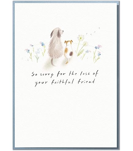 Sorry For Your Loss Dog Sympathy Card - German Shepherd Pet Condolence Greeting Card