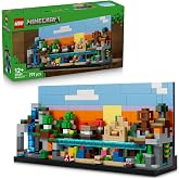 LEGO Minecraft Mini Biyomlar 21589-12 Yaş ve &Uuml;zeri &Ccedil;ocuklar i&ccedil;in 5 Biyom ile Steve, Creeper ve Yağmacı Mikrofig&uuml;rleri İ&ccedil;eren 
