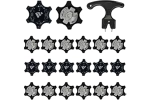 HAPPOW 20pcs Golf Spikes Set,Golf Shoe Cleats Replacements Spikes with 1pcs Shoe Nail Remover