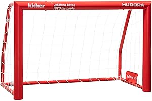 HUDORA But de Football Expert, Différentes Tailles, Porte pour Enfants, Adolescents et Adultes, But de Football pour Jardin/extérieur