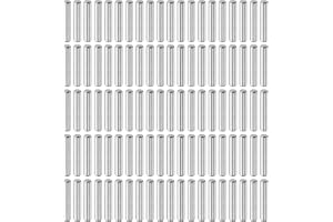 QUARKZMAN 100 stycken cylindriskastift rostfritt, 3mm x 25mm stiftpennar, 304 rostfritt stål metallstift, silverfärgade passs