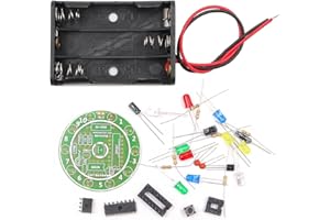 Tiardey Lucky Wheel Kit de luz LED,Kit de práctica de Soldadura,fabricación de Placas de Circuito DIY para Principiantes,Entrenamiento de Soldadura