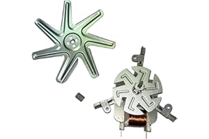 FRANZA Bosch - Motore ventilatore per forno 00651461-9000063876 - 00641943-00642214 - 00640392-00641854 - completo di ventola e dado - LF021/G - Prodotto originale