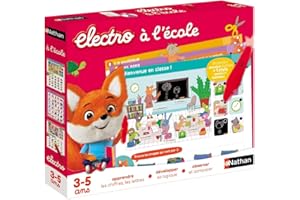 Dujardin- Nathan Electro École - Juego Educativo electrónico de 3 a 5 años - Desarrollo de la lógica y observación, Multicolor (Jumbodiset 31624)