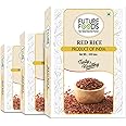 Future Foods Premium Red Rice 450g | Rich in Antioxidants | Multiple Health Benefits | Ideal for Diabetic Patients | Supports Digestion | Fiber Rich | Iron & Vitamin Rich (Pack of 3)