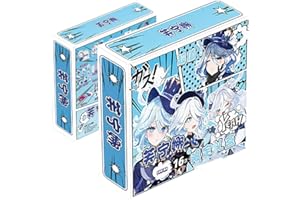 JUSONGKWCP 16 Gen Shin Furina Cadeaux Box | Furina Figurine Stand, Autocollants, Badge, Poster, Porte-clés, Bracelet | Gen Shin Impact Furina Merch Collections pour Les Fans