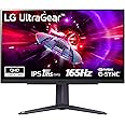 LG 27GR75Q UltraGear Gaming Monitor 27" QHD IPS HDR 10, 2560x1440, 1ms, G-Sync Compatible, AMD FreeSync Premium 165Hz, HDMI 2