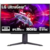 LG 27GR75Q UltraGear Gaming Monitor 27" QHD IPS HDR 10, 2560x1440, 1ms, G-Sync Compatible, AMD FreeSync Premium 165Hz, HDMI 2