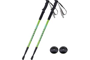 2 X Hikehobby® Antishock With Handle Trekking Walking Hiking Stick Pole