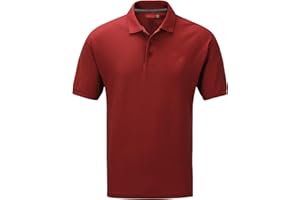 DELLMOOR Men’s Solid Polo Shirts, 100% Cotton Short Sleeve Activewear Polo Shirts for Mens, Stay Comfortable and Stylish Regular fit Sports Wear Casual Polo Shirts, Sizes M to 4XL