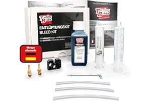 TUNING BIKES TB Kit de Purge pour Freins à Disque hydrauliques ou sur Jantes Magura - kit de Purge Comprenant Huile minérale/Liquide de Frein - pour Freins de vélo