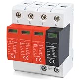 Surge Protection, Type 1+2 Overvoltage Limiter (B+C) | 4 Poles, with Maximum Discharge Current of 50 Ka, Surge Protection for