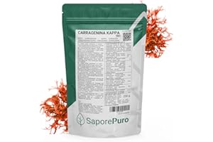 SAPOREPURO KAPPA CARRAGEENAN PULVER - ideal für Eis, Desserts, Gele - 250 GR