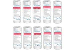 FILTRIACQUAITALIA Cartuccia Filo Avvolto 5 Pollici Micron 5 Set 10 Pezzi