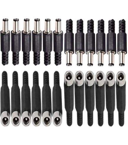Adattatore Dc Adattatore Alimentazione DC - Connettore Maschio 5,5x2,1mm A Femmina 4,8x1,7mm Per Elettronica Adattatore Cavo Alimentazione Per CCTV