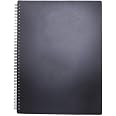 Dossier Partitions Musique A4 INHEMING 30 Pages - Classeur Spirale Noir Pour Musiciens