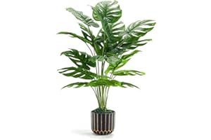 ‎DER ROSE Der Rose Kunstpflanze Künstliche Pflanzen Wie Echt 71 cm Kunstpflanzen Groß Fake Plant für Wohnzimmer Badezimmer Schlafzimmer Zimmer Balkon Deko