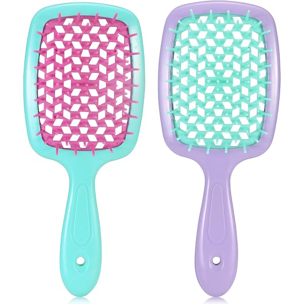Detangler Haarbürste – Entwirrbürste Für Lockiges & Glattes Haar, Schonend & Ziepfrei