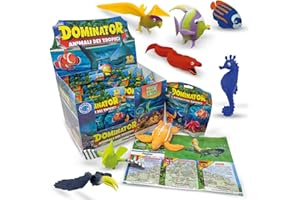 Sbabam s.r.l. Animali dei tropici Pack 3 bustine con soggetti differenti. Dominator 3D Collection