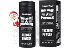 immetee Hair Volume Powder, Gardez des cheveux doux et duveteux toute la journée, poudre pour relever les racines des cheveux, poudre volumisante et texturisante,10g(0.5 oz)