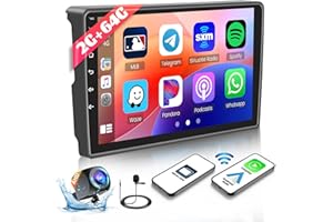 Inefala Radio Coche para Citroen Berlingo B9 2008-2017, 2G+64G Android 13, Wireless Carplay Android Auto, 9" Pantalla Autoradio Bluetooth 2 DIN con GPS WiFi FM/RDS SWC USB Cámara de Marcha Atrás Mic