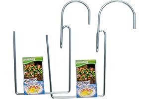 ‎PLASTIA Plastia Blumenkastenhalterung - Die Haken für die Blumenkasten Bergamot - Hochwertige Halterung für Balkonkasten - 2 Stück (1 Paar)