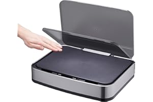 Cooks Professional Replacement Sensor Lid for 75L Recycling Bin | LID ONLY | Battery Powered | Silver/Black