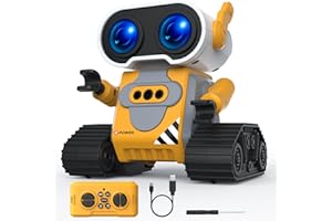 Yerloa Robot Toys for Kids Girls Boys Gift,Remote Control Robot Toy with Auto-Demo, Gesture Sensing, and Multiple Eye Light Auto Modes, Dance, RC Robots Toys for 3 4 5 6 7 8 Year Old