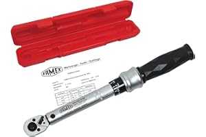 Famex 10872 Clé dynamométrique, 6–30 Nm, 6,3 mm (1/4 ") de Moteur de, pour la droite/gauche de mesure