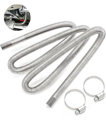 TUBO FORATO IN ACCIAIO INOX SCARICO AUTO 50 Mm LUNGHEZZA 50 CM MARMITTA - Foto 4