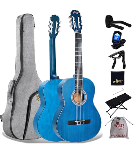 Guitare Classique 1/4 Enfant 3-6 Ans - Pack Complet Avec Accessoires - Couleur Sunburst