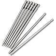 8 Pieces Torx Long Screwdriver Bit Set 1/4 Inch Magnetic Star Head Screwdriver Set 150 mm Long Hex Shank Electric Torx Bits S