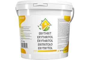 SOLUP Eritryth Zucker 4 kg I Erythritol Zuckerersatz ohne Kalorien I Kristallzucker Erytritzucker Sugar Substitute (4, Kilogramm)