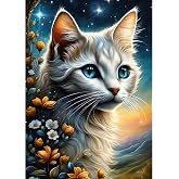 DPHERO 5D Bricolage Papillon Diamond Painting, DIY Broderie Fleurs