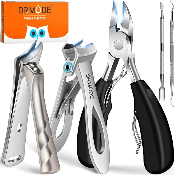 Winkelkopf Nagelknipser Für Dicke Nägel - Edelstahl-Zehennagelschere Mit Langem Griff, Perfekt Für Fingernägel & Fußnägel