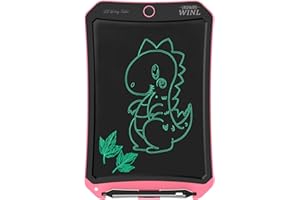 JRD&BS WINL Tablette D'ÉCriture LCD Pour Jouets Pour Enfants ÂgÉS De 5-16 Ans,Fille,Garçon,Planche De Dessin De 8,5 Pouces Avec Bouton De Verrouillage,Pour L'ÉCole Et Le Bureau,Rose D