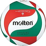 Molten V5M4000-De Palla Da Competizione, Colore: Bianco/Verde/Rosso, Dimensioni 5